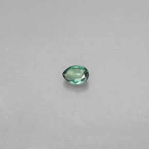 Alexandrita multicolorido natural 0,09ct, formato de pêra, VS