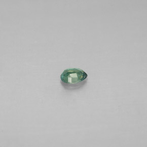 Alexandrita multicolorido natural 0,09ct, formato de pêra, VS