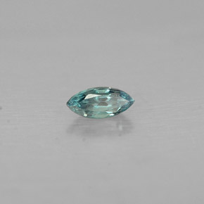 Alexandrite Verde/Vermelho Natural 0.15ct, Formato de pêra, VS