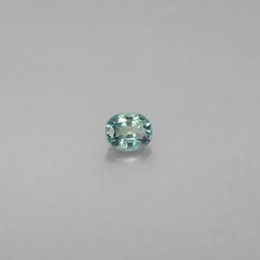 Alexandrita multicolorido natural 0,13ct, corte oval, VS