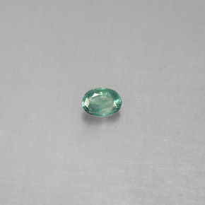 Alexandrita multicolorido natural 0,13ct, corte oval, VS
