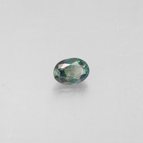 Alexandrita multicolorido natural 0,14ct, corte oval, VS