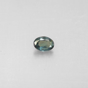 Alexandrita multicolorido natural 0,10ct, corte oval, VS