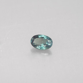 Alexandrite Verde/Vermelho Natural 0.13ct, Corte Oval, VS