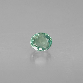 Alexandrita multicolorido natural 0,15ct, corte oval, VS