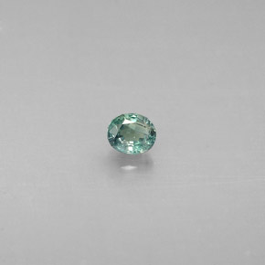Alexandrite Verde/Vermelho Natural 0.14ct, Corte Oval, VS