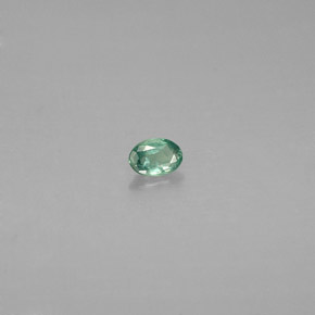 Alexandrita multicolorido natural 0,06ct, corte oval, VS