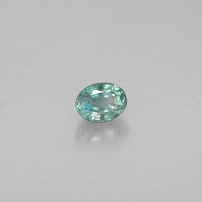 Alexandrita multicolorido natural 0,18ct, corte oval, VS