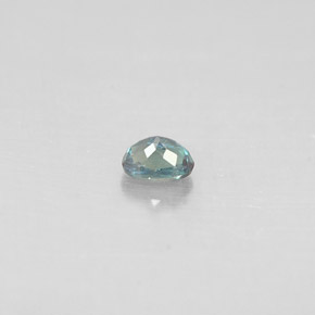 Alexandrita multicolorido natural 0,13ct, corte oval, VS