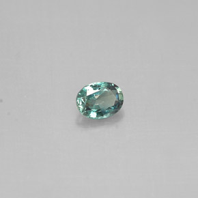Alexandrita multicolorido natural 0,14ct, corte oval, VS