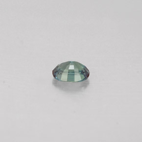 Alexandrita multicolorido natural 0,14ct, corte oval, VS