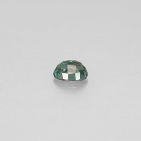 Alexandrita multicolorido natural 0,12ct, corte oval, VS