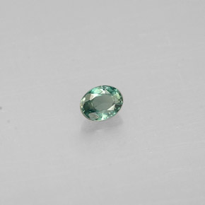 Alexandrite Verde/Vermelho Natural 0.09ct, Corte Oval, VS