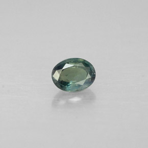 Alexandrita multicolorido natural 0,17ct, corte oval, VS