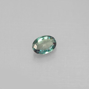 Alexandrita multicolorido natural 0,15ct, corte oval, VS