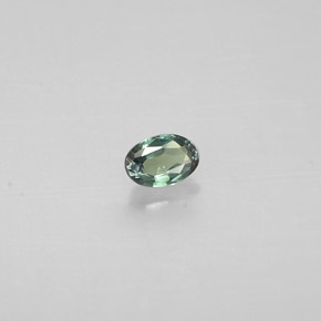 Alexandrita multicolorido natural 0,10ct, corte oval, VS