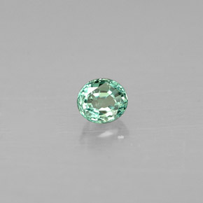 Alexandrita multicolorido natural 0,14ct, corte oval, VS