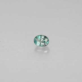 Alexandrite Verde/Vermelho Natural 0.07ct, Corte Oval, VS