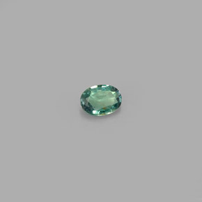 Alexandrita multicolorido natural 0,12ct, corte oval, VS