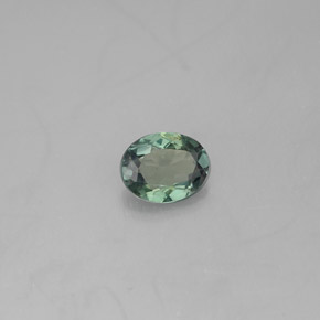 Alexandrita multicolorido natural 0,30ct, corte oval, VVS-VS
