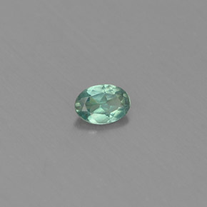 Alexandrita multicolorido natural 0,10ct, corte oval, VS