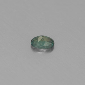 Alexandrita multicolorido natural 0,12ct, corte oval, VS