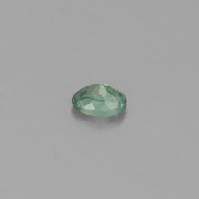 Alexandrita multicolorido natural 0,13ct, corte oval, VS