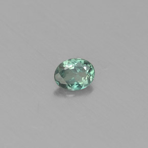 Alexandrita multicolorido natural 0,13ct, corte oval, VS