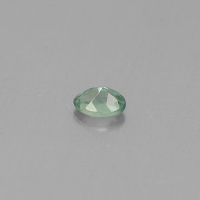 Alexandrita multicolorido natural 0,12ct, corte oval, VS