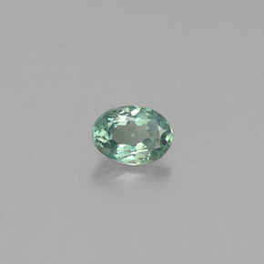 Alexandrita multicolorido natural 0,15ct, corte oval, VS
