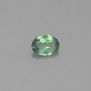 Alexandrita multicolorido natural 0,14ct, corte oval, VS