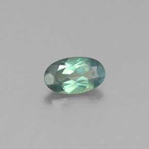 Alexandrita multicolorido natural 0,27ct, corte oval, VS