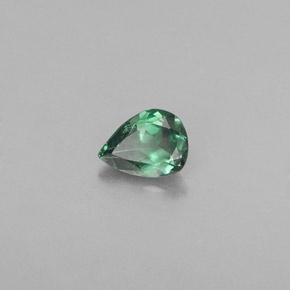 Alexandrite Verde/Vermelho Natural 0.27ct, Formato de pêra, VS-SI