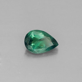 Alexandrita multicolorido natural 0,54ct, formato de pêra, VS