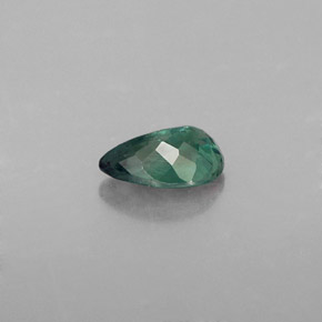 Alexandrita multicolorido natural 0,54ct, formato de pêra, VS