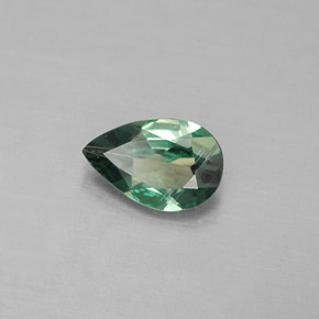 Alexandrita multicolorido natural 0,50ct, formato de pêra, VS