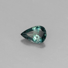 Alexandrita multicolorido natural 0,38ct, formato de pêra, VS
