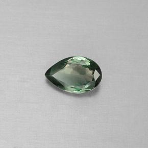 Alexandrita multicolorido natural 0,34ct, formato de pêra, VS