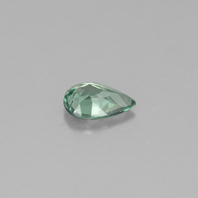 Alexandrite Verde/Vermelho Natural 0.20ct, Formato de pêra, VVS-VS