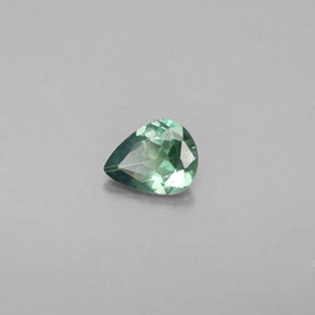 Alexandrita multicolorido natural 0,29ct, formato de pêra, VS