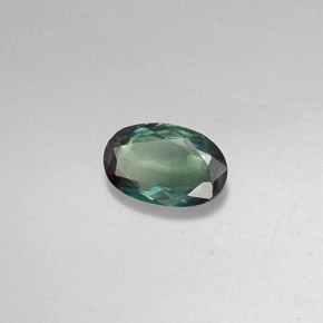 Alexandrita multicolorido natural 0,44ct, corte oval, VS