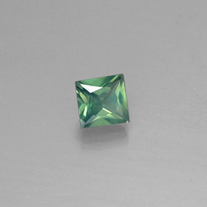 Alexandrita multicolorido natural 0,22ct, quadrado, VS