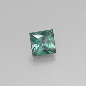 Alexandrita multicolorido natural 0,33ct, quadrado, VS