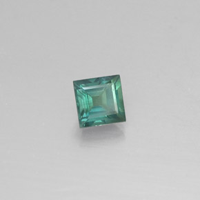 Alexandrita multicolorido natural 0,20ct, quadrado, VS