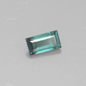 Alexandrita multicolorido natural 0,26ct, baguete, VS
