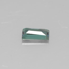 Alexandrita multicolorido natural 0,26ct, baguete, VS