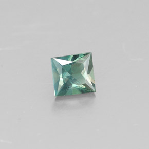 Alexandrita multicolorido natural 0,23ct, quadrado, VVS-VS