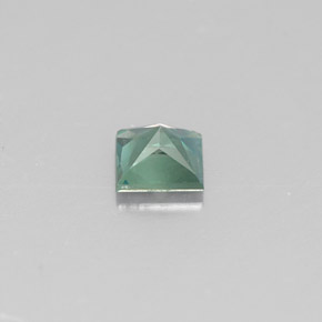 Alexandrita multicolorido natural 0,23ct, quadrado, VVS-VS