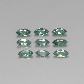 Pedras preciosas de alexandrita mudança de cor natural de  ct, marquise, VS