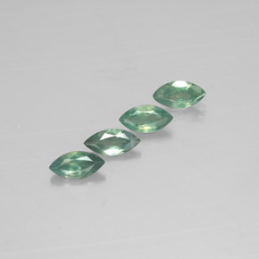 Pedras preciosas de alexandrita multicolorido natural de  ct, marquise, VS